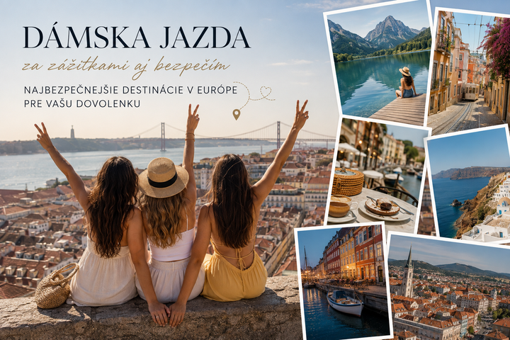 Najbezpečnejšie destinácie v Európe